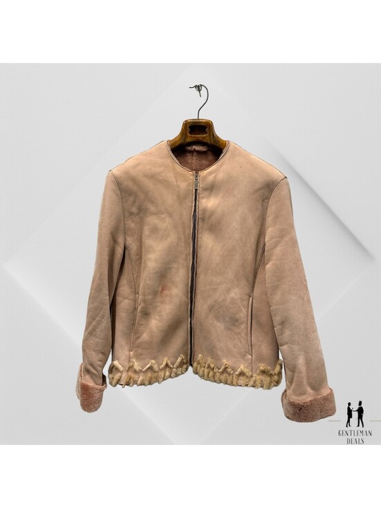 Jackets & Blazers - Gentry Portofino Lamb Fur Made In Italy Size 44 L Large Pink Jacket Womens